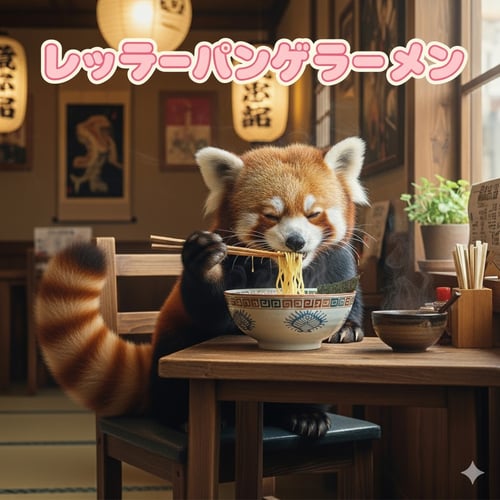 Gemini2.5_レッサーパンダラーメン