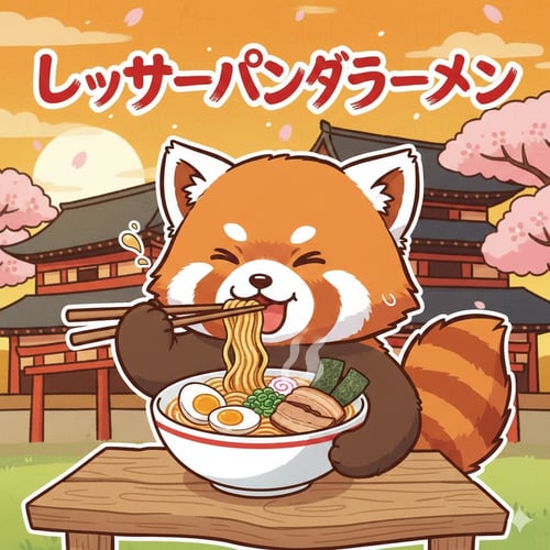 Gemini3_レッサーパンダラーメン
